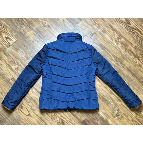 Miss London LONDON Girl’s/Women’s Navy Puffer Coat‎ SIZE(MEDIUM) - Picture 12 of 14